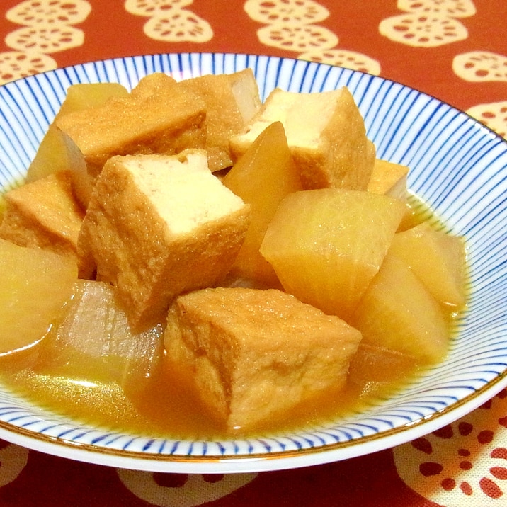 厚揚げと大根の煮物 レシピ 作り方 By メリッコ 楽天レシピ
